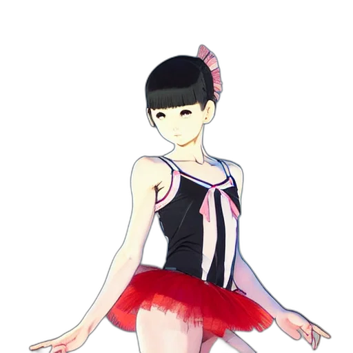 dress, staff, anime, cartoon, pixel art, concept art, red, monochrome transparent PNG cut-out