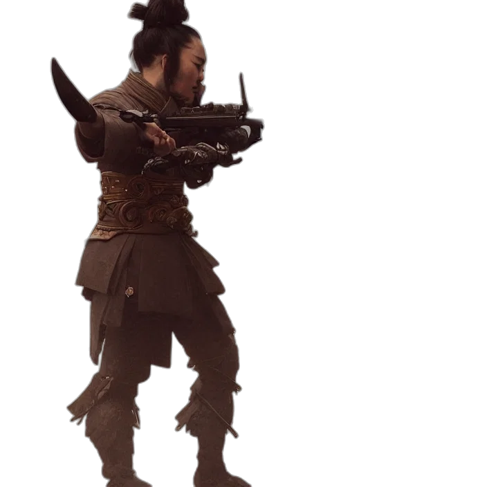 staff, weapon, sword, dragon, concept art, 3d render, fantasy art, cyberpunk transparent PNG cut-out