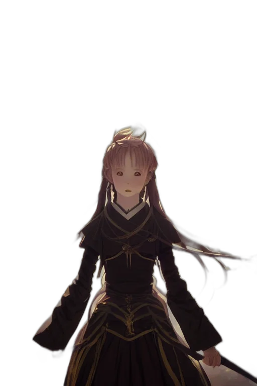 dress, crown, staff, weapon transparent PNG cut-out