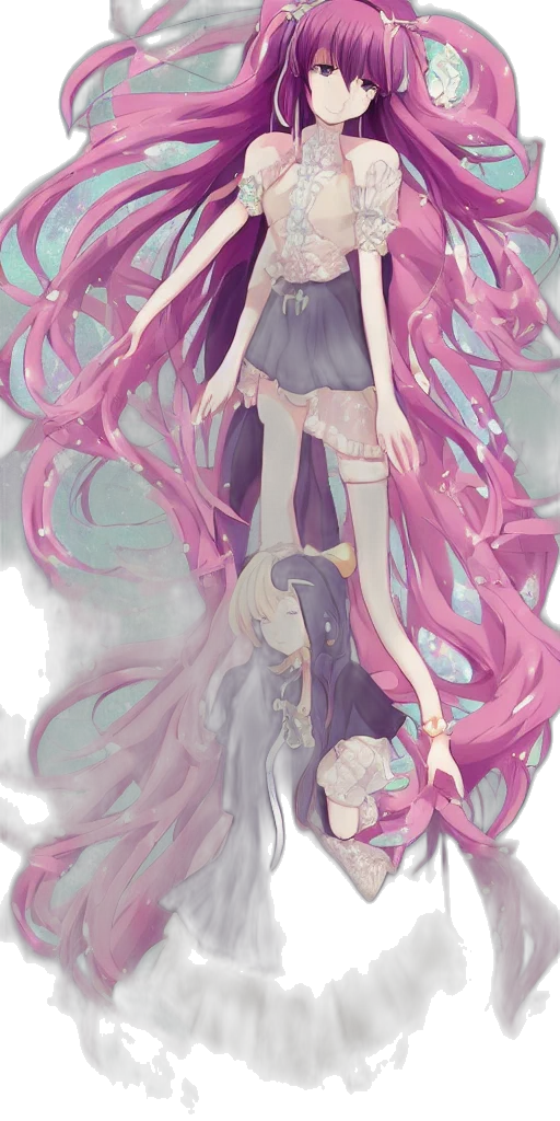dress, staff, sword, weapon, anime, fantasy art, concept art, pixel art transparent PNG cut-out