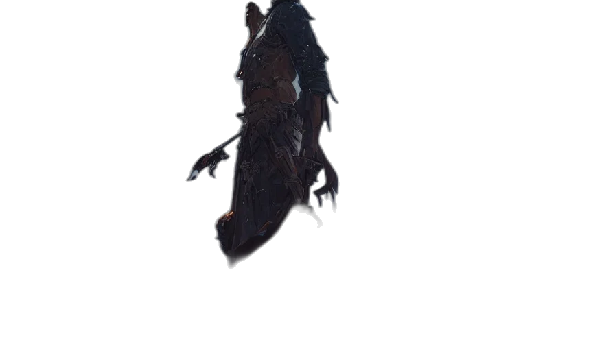 dragon, creature, animal, staff transparent PNG cut-out