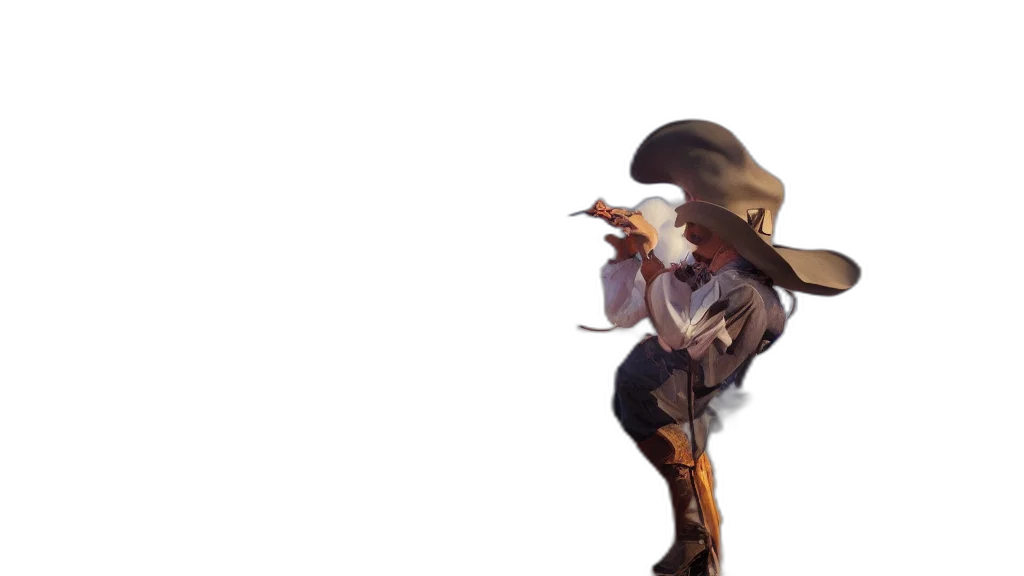 weapon, hat, staff, sword transparent PNG cut-out