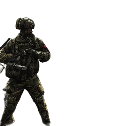 weapon, staff, jacket, 3d render transparent PNG cut-out