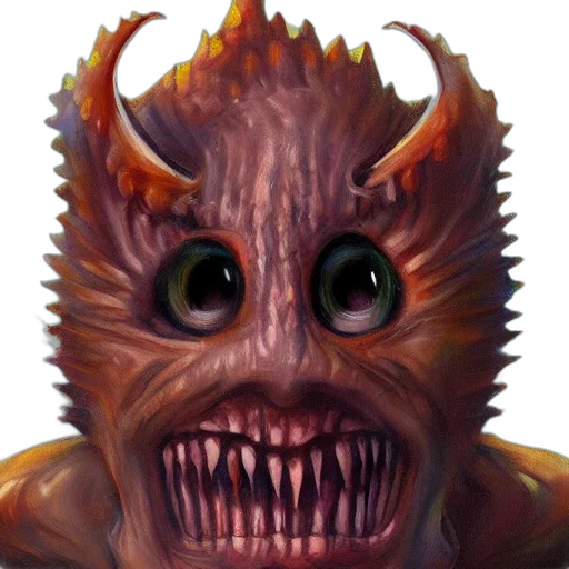 creature, mask, dragon, face transparent PNG cut-out