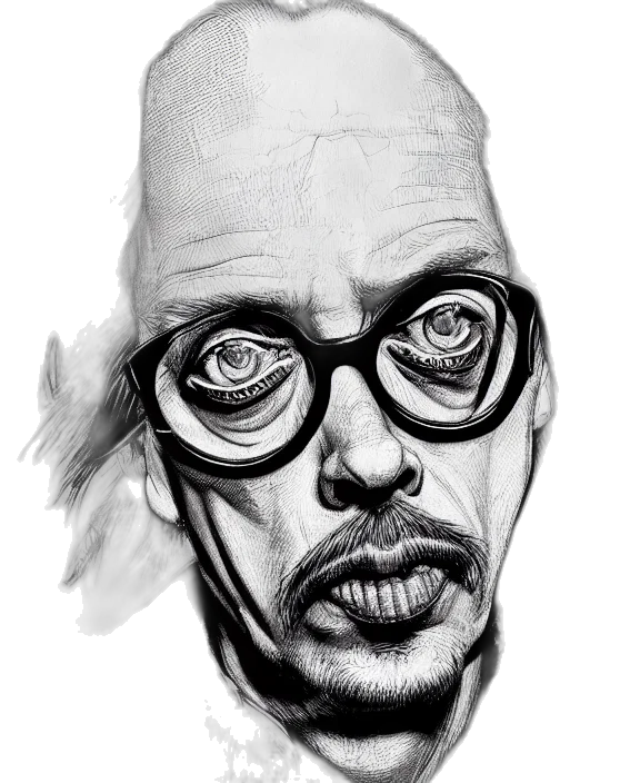 face, mask, comic book art, photorealistic, cartoon, pencil sketch, highly, detailed transparent PNG cut-out