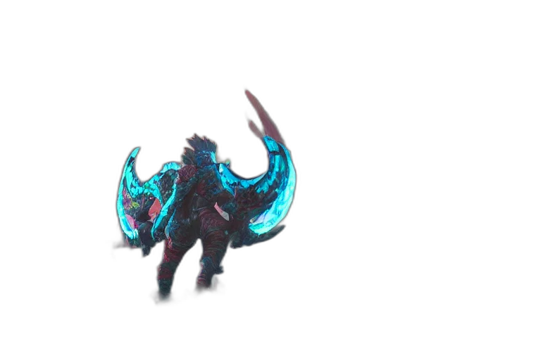 dragon, creature, animal, staff transparent PNG cut-out