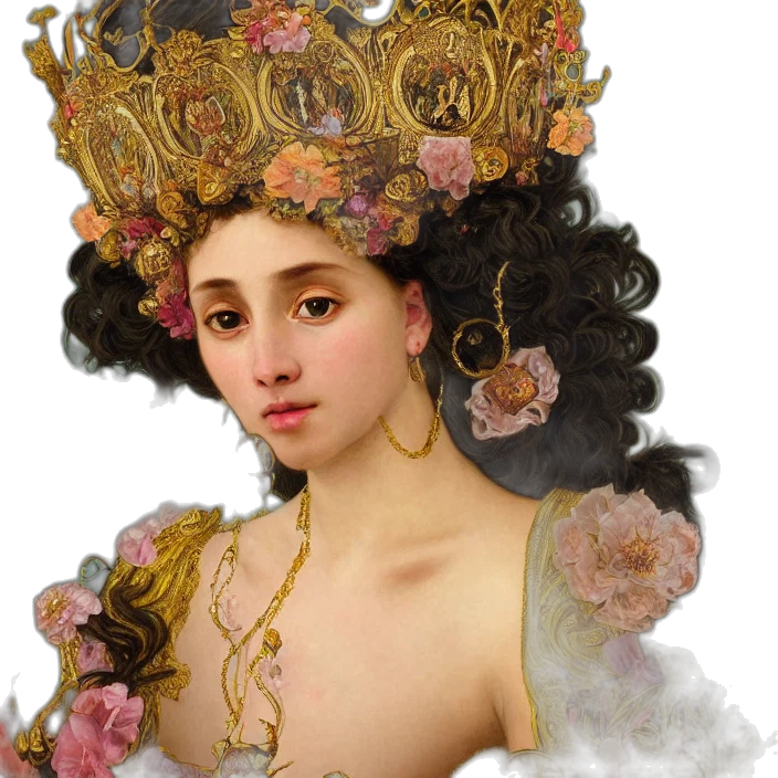 crown, jewelry, face, dress transparent PNG cut-out