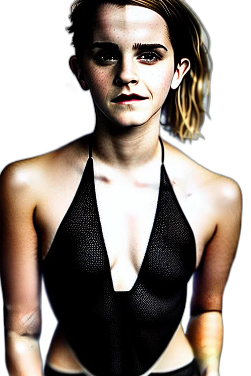 dress, face, photorealistic, cartoon, emma, watson, wearing, transparent transparent PNG cut-out