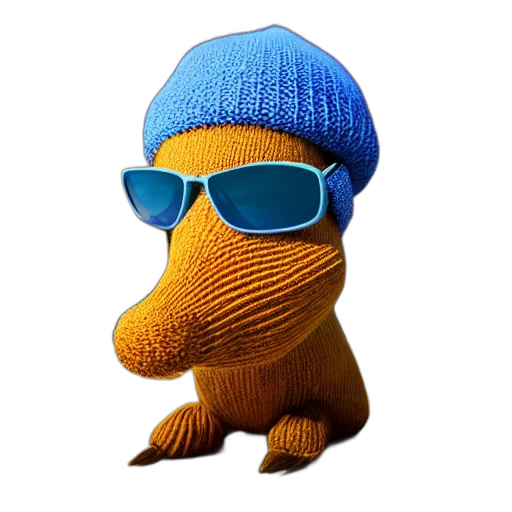 hat, animal, creature, dragon, 3d render, photorealistic, concept art, pixel art transparent PNG cut-out