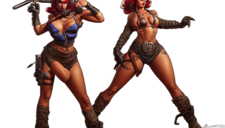 concept art, fantasy art, comic book art, pixel art transparent PNG cut-out