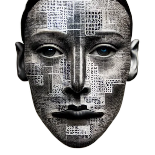 mask, robot, face, cyberpunk transparent PNG cut-out