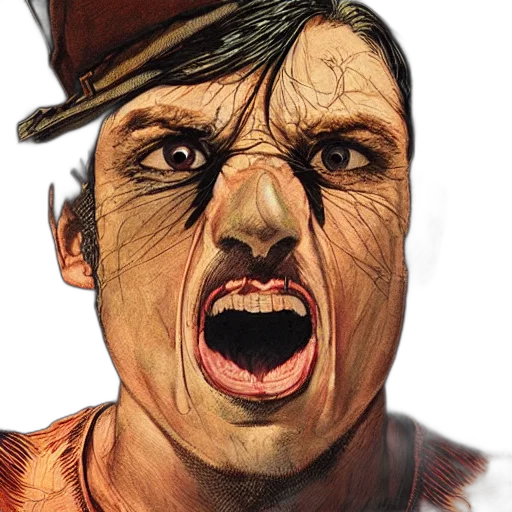 face, hat, mask, creature transparent PNG cut-out