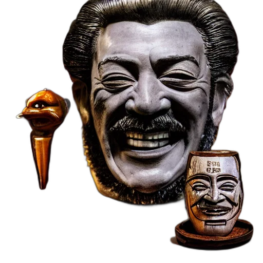mask, face, staff, weapon transparent PNG cut-out