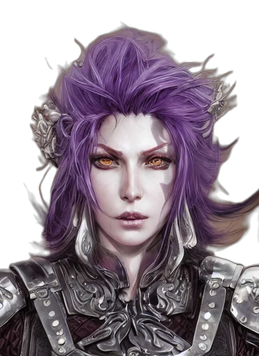 hair, face, dragon, staff, fantasy art, photorealistic, concept art, anime transparent PNG cut-out
