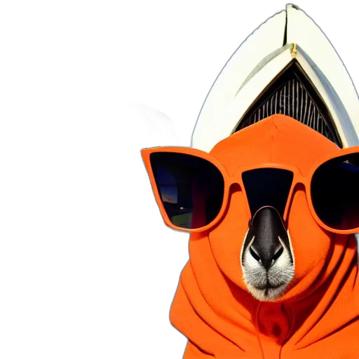 mask, jacket, animal, hat transparent PNG cut-out