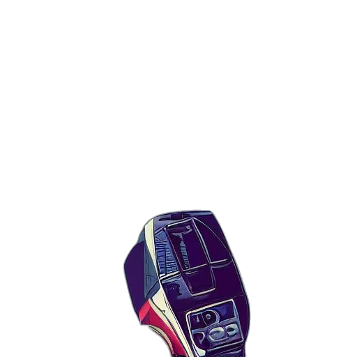 robot, car, bottle, weapon, vaporwave, pixel art, cyberpunk, concept art transparent PNG cut-out