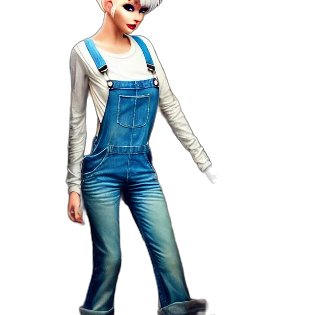 jacket, staff, concept art, 3d render, cartoon, photorealistic, full, body transparent PNG cut-out