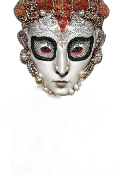 mask, jewelry, crown, face, photorealistic, 3d render, fantasy art, concept art transparent PNG cut-out