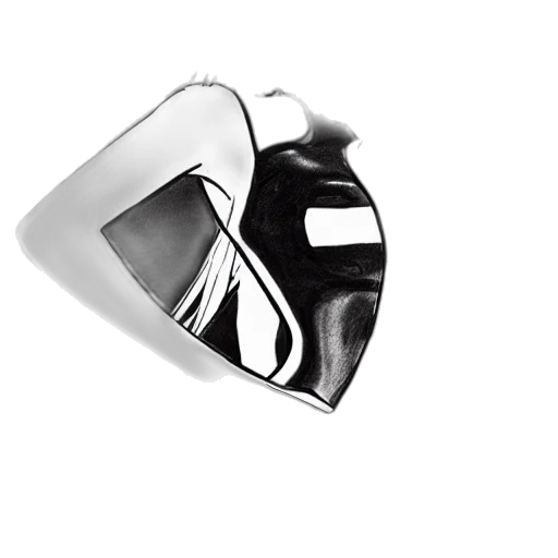 jewelry, mask, shoes, crown, 3d render, photorealistic, monochrome, beautiful transparent PNG cut-out