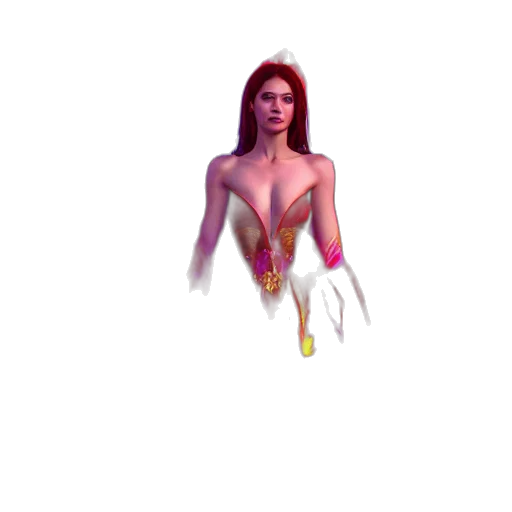 jewelry, dress, staff, pixel art, concept art, fantasy art, 3d render, beautiful transparent PNG cut-out