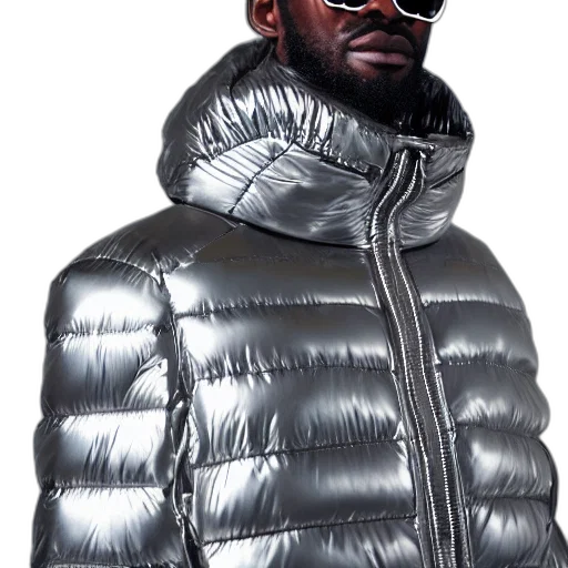 jacket, 3d render, photorealistic, cyberpunk, concept art, photo, black, man transparent PNG cut-out