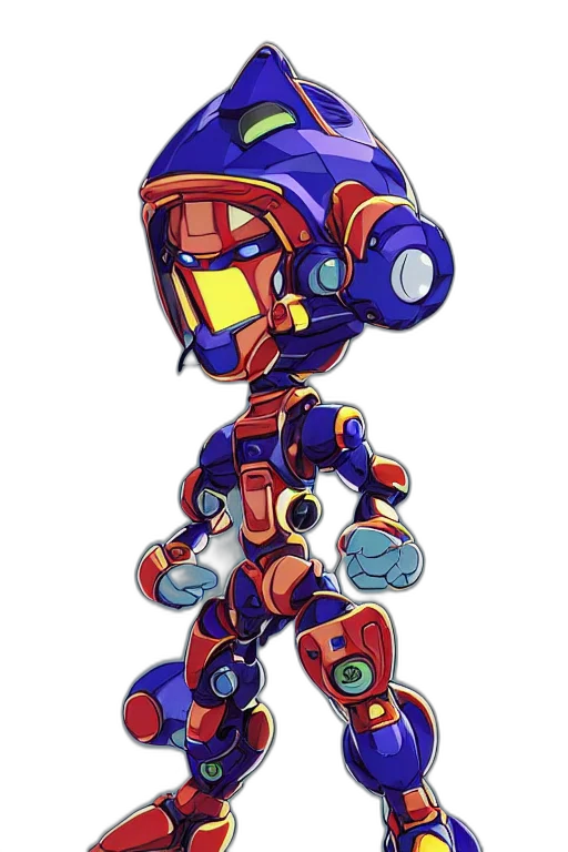 robot, weapon, concept art, 3d render transparent PNG cut-out
