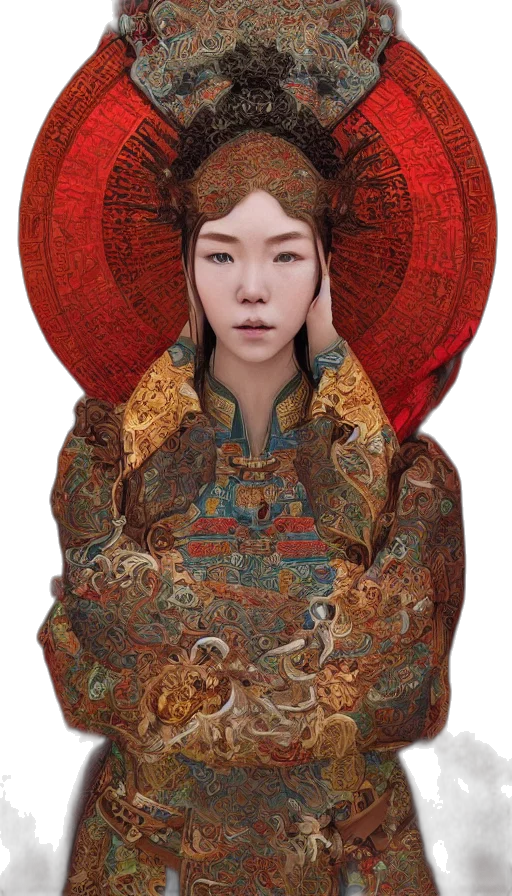 face, mask, crown, jewelry transparent PNG cut-out