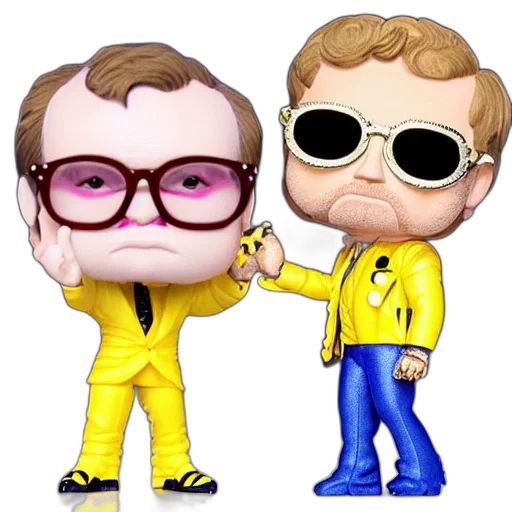 cartoon, concept art, 3d render, elton transparent PNG cut-out