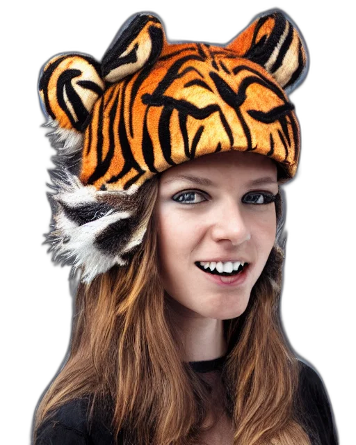 hat, animal, creature, mask, photorealistic, 3d render, concept art, fantasy art transparent PNG cut-out