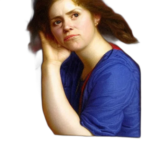 face, hair, staff, dress, photorealistic, oil painting, pixel art, concept art transparent PNG cut-out