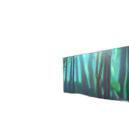sword, tree, weapon, staff, 3d render, vaporwave, concept art, fantasy art transparent PNG cut-out