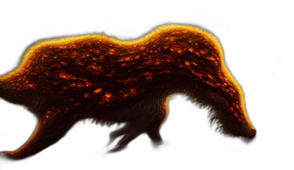 hair, dragon, animal, creature, concept art, 3d render, photorealistic, epic transparent PNG cut-out