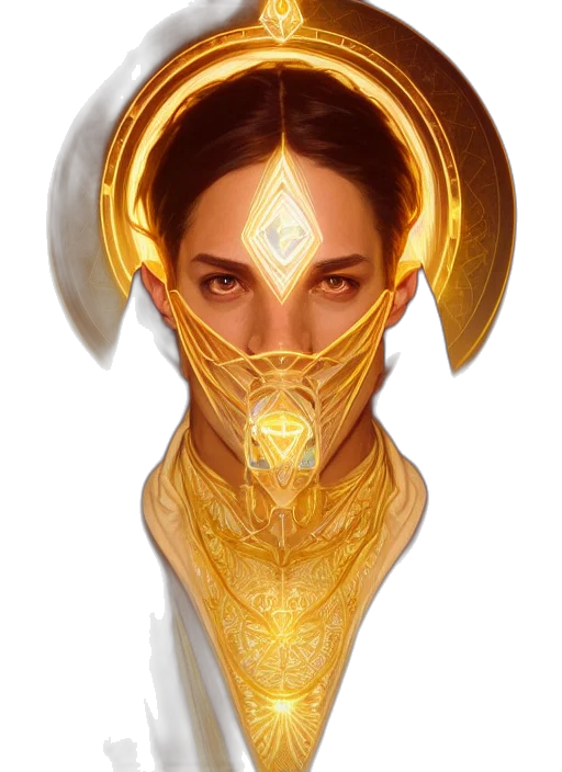 mask, jewelry, face, staff transparent PNG cut-out