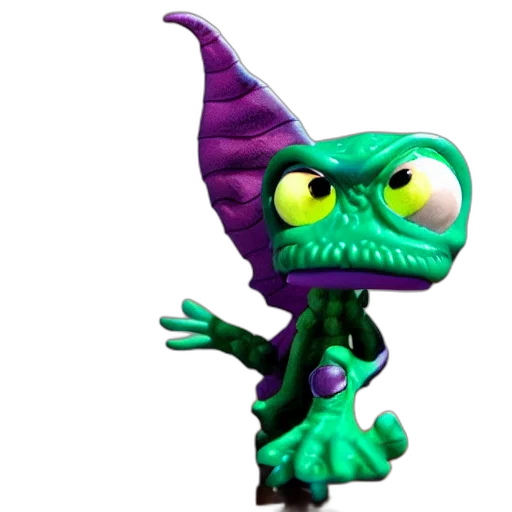 dragon, staff, creature, animal transparent PNG cut-out