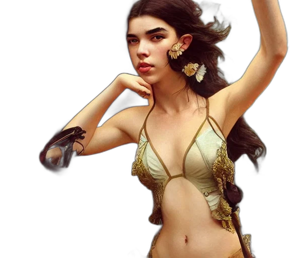 jewelry, fantasy art, concept art, photorealistic, comic book art, golden, earth tones, photography transparent PNG cut-out