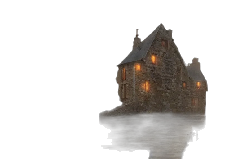 building, concept art, fantasy art, 3d render transparent PNG cut-out