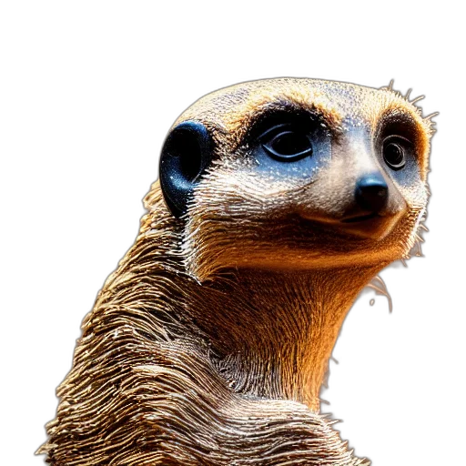 animal, creature, face, staff, photorealistic, 3d render, concept art, fantasy art transparent PNG cut-out