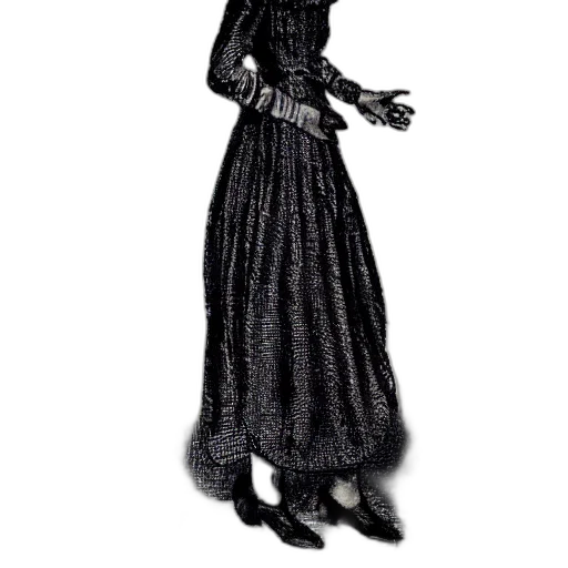 dress, staff, mask, jacket transparent PNG cut-out