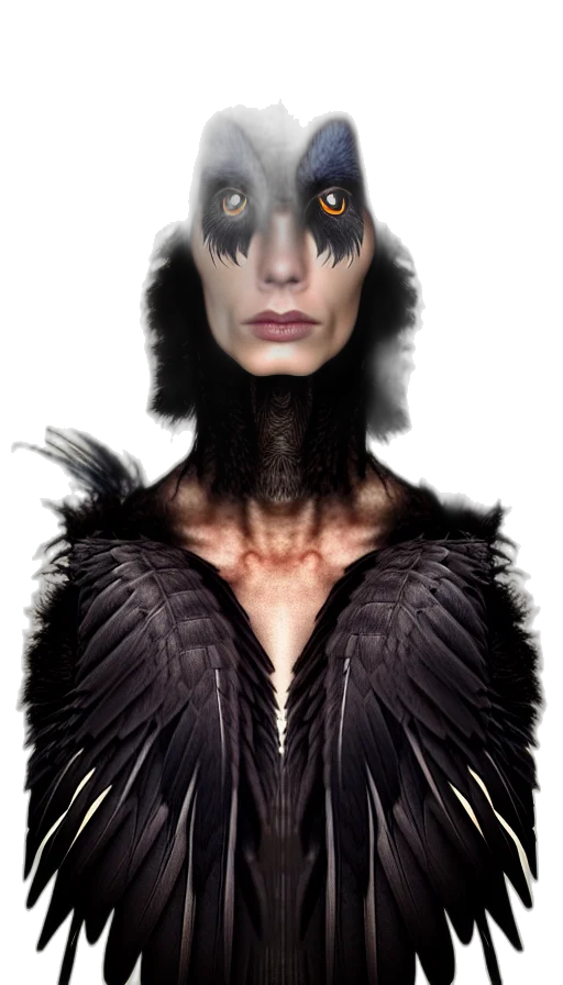 face, mask, creature, animal, fantasy art, photorealistic, concept art, cyberpunk transparent PNG cut-out