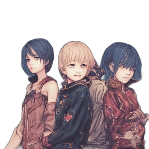 jacket, staff, mask, weapon transparent PNG cut-out