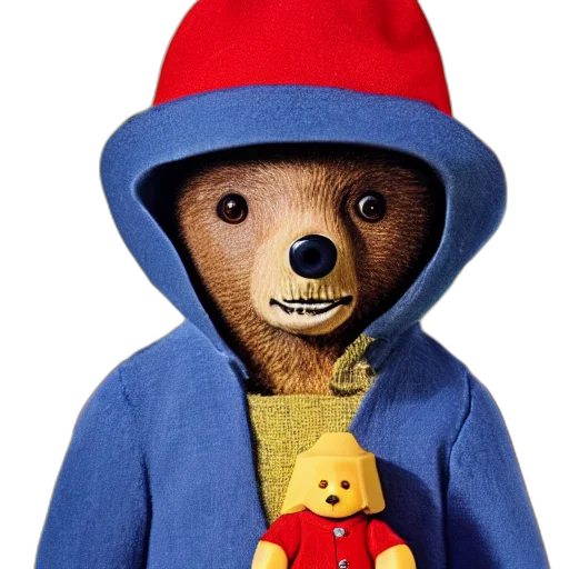 jacket, paddington, bear, living transparent PNG cut-out
