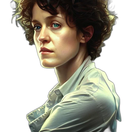 face, staff, photorealistic, concept art, fantasy art, oil painting, beautiful, woman transparent PNG cut-out