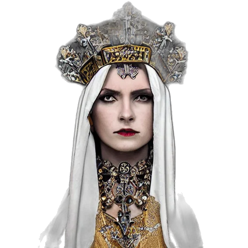 crown, jewelry, mask, face, fantasy art, concept art, photorealistic, 3d render transparent PNG cut-out