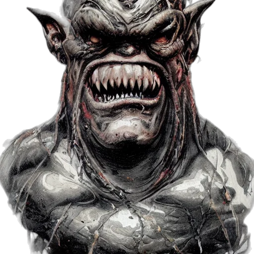 face, creature, mask, concept art transparent PNG cut-out