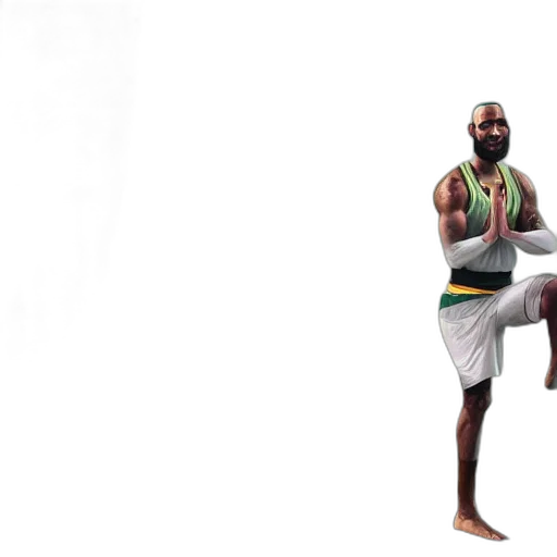 concept art, lebron, james, doing transparent PNG cut-out
