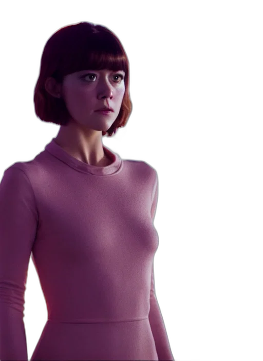 dress, robot, concept art, 3d render transparent PNG cut-out