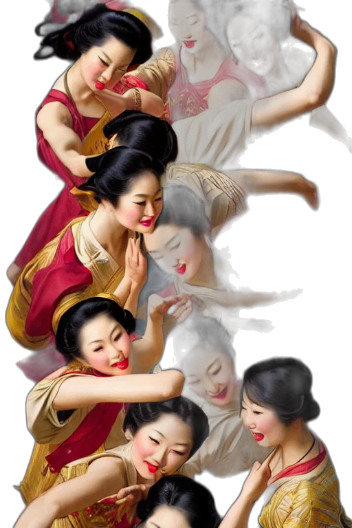 face, mask, staff, dress transparent PNG cut-out