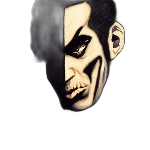 mask, face, crown, creature transparent PNG cut-out