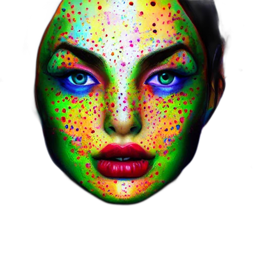 mask, face, jewelry, photorealistic transparent PNG cut-out