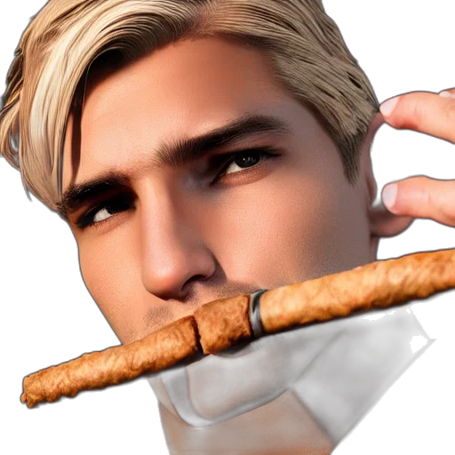 face, staff, food, weapon transparent PNG cut-out